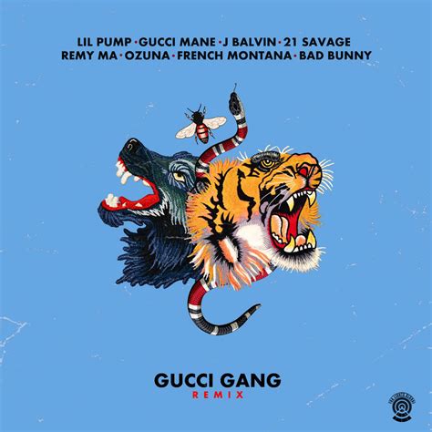 gucci gang letra en español remix|gucci gang 21 savage remix.